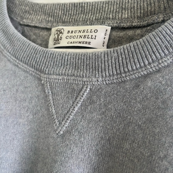 Brunello Cucinelli Other - Brunello Cucinelli cashmere and virgin wool/silk sweatshirt